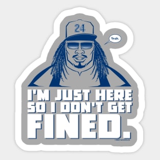 Don't Get Fined Sticker